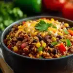 High Protein Unstuffed Peppers 10 High protein unstuffed peppers with vibrant vegetables and flavorful seasonings