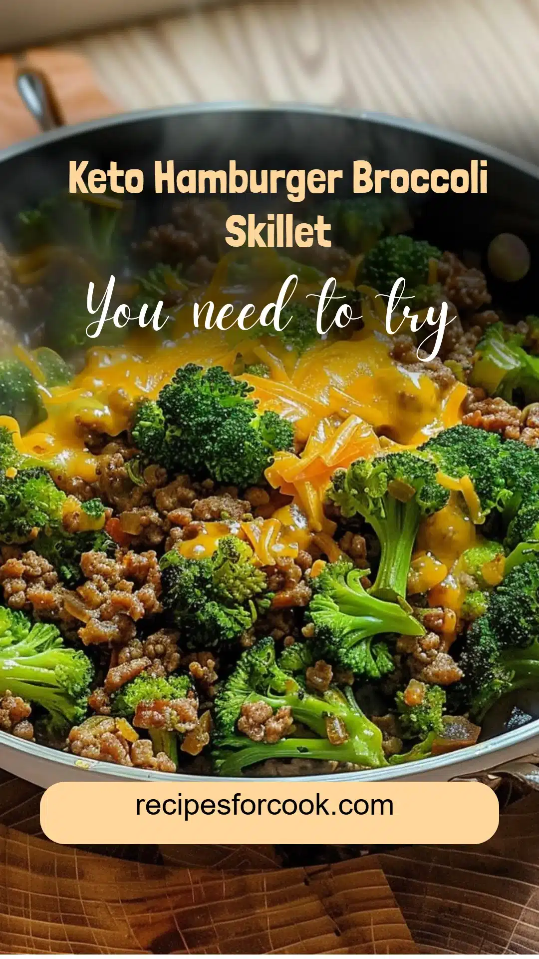 Keto Hamburger Broccoli Skillet 5 Keto Hamburger Broccoli Skillet
