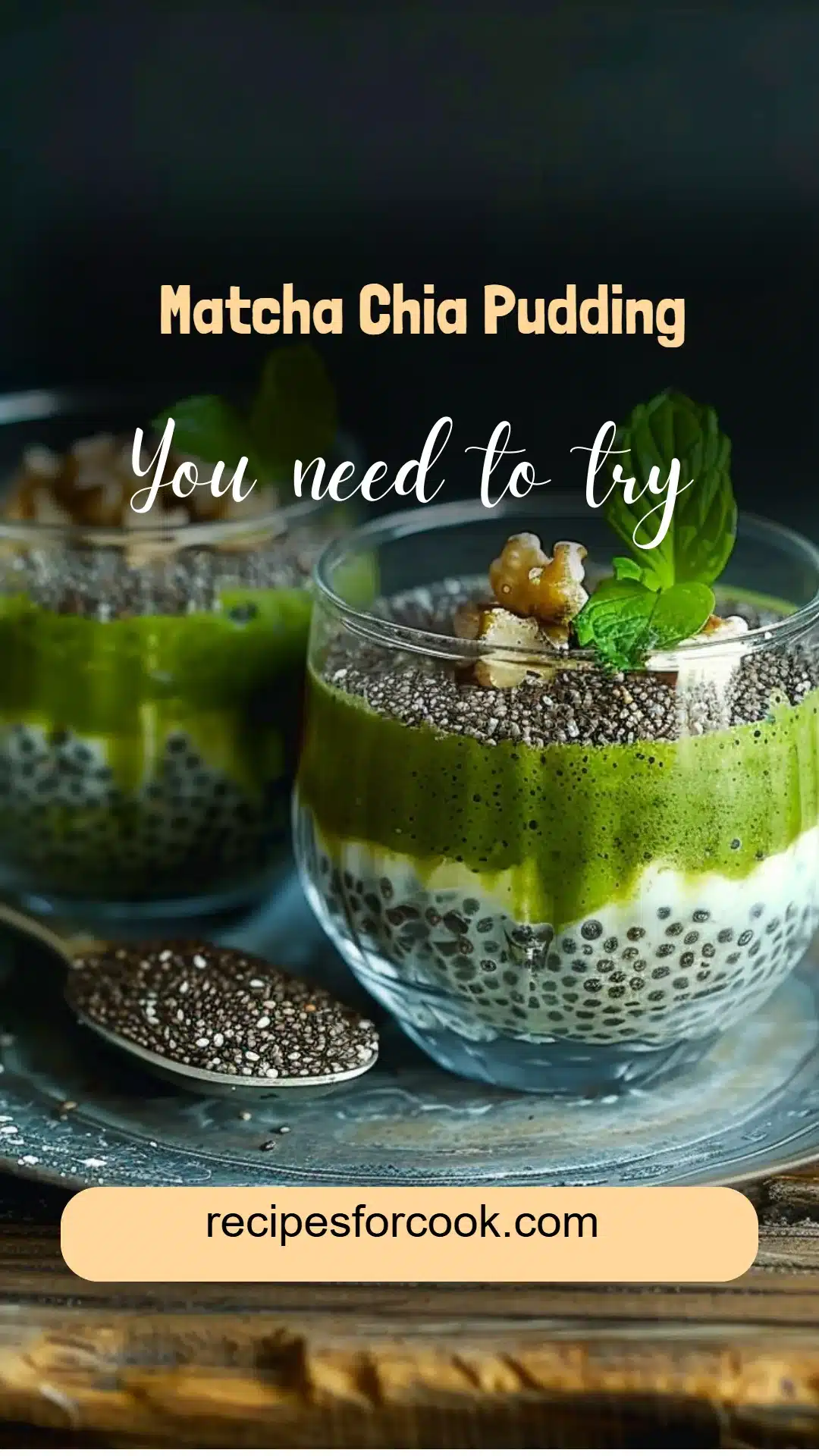 Matcha Chia Pudding 5 Matcha Chia Pudding
