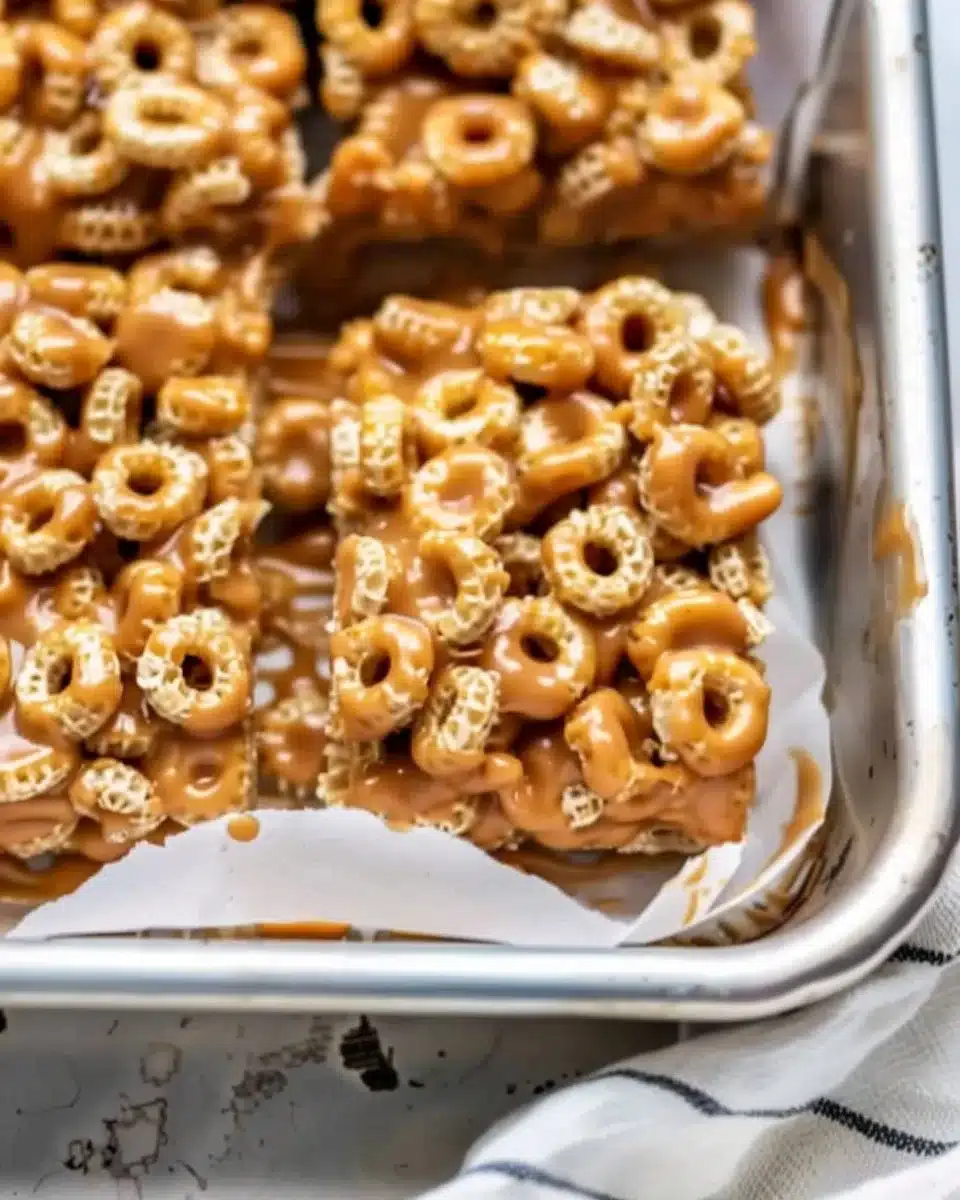 Peanut Butter Cheerio Bars 6 Peanut Butter Cheerio Bars