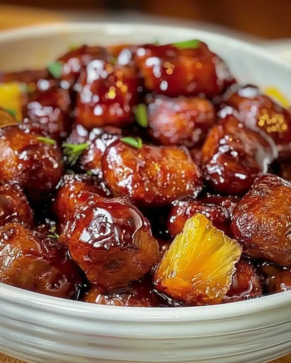 Pineapple Brown Sugar Mississippi Little Smokies Bites 6 Pineapple Brown Sugar Mississippi Little Smokies Bites