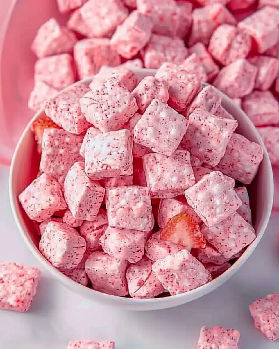 Quick Strawberry Shortcake Puppy Chow 6 Quick Strawberry Shortcake Puppy Chow