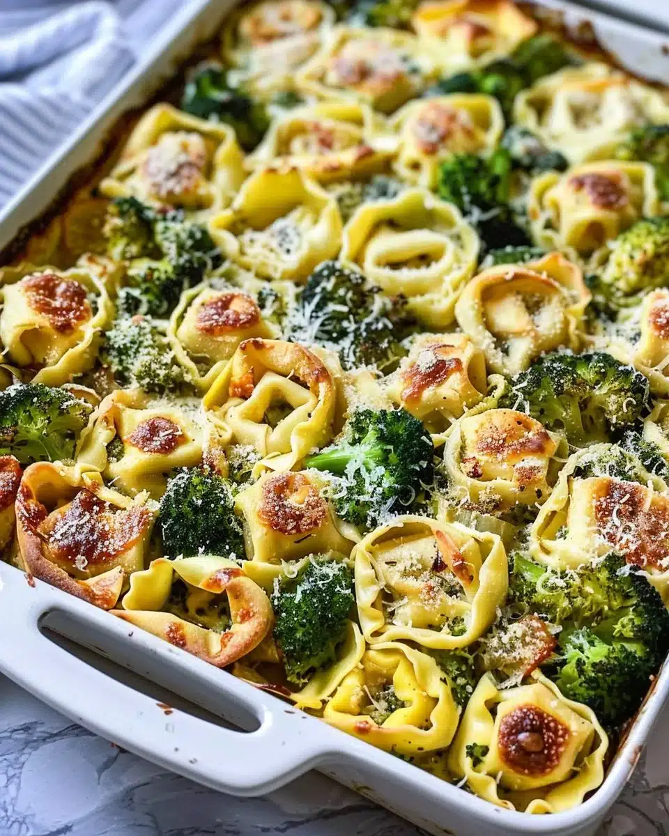 Sheet Pan Broccoli Tortellini Bake 6 Sheet Pan Broccoli Tortellini Bake
