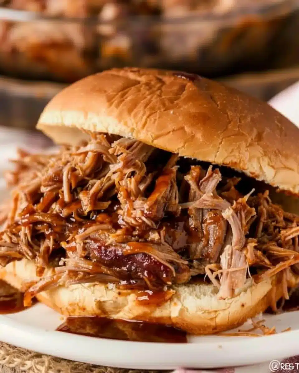 Slow Cooker BBQ Pulled Pork 6 Slow Cooker BBQ Pulled Pork