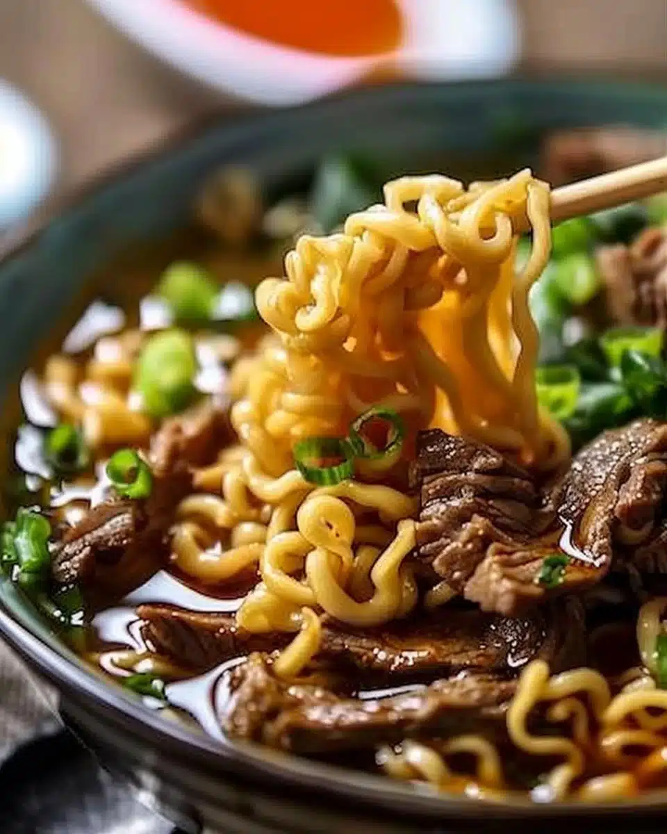 Slow Cooker Beef Ramen Noodles 6 Slow Cooker Beef Ramen Noodles