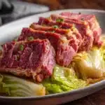 Slow Cooker Guinness-Braised Corned Beef 10 Slow cooker Guinness-braised corned beef with vegetables and spices.