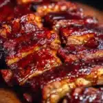 Slow Cooker Ribs Recipe 8 Delicious slow cooker ribs served with a tangy barbecue sauce.