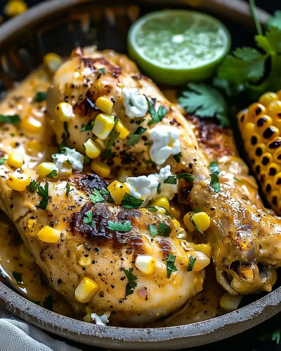 Slow Cooker Street Corn Chicken 6 Slow Cooker Street Corn Chicken: Creamy Comfort in Every Bite