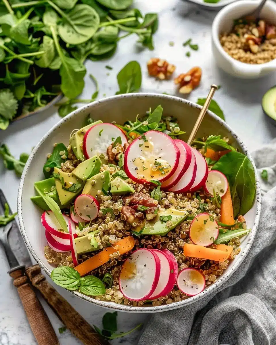 Spicy Radish Summer Quinoa Salad 6 Spicy Radish Summer Quinoa Salad