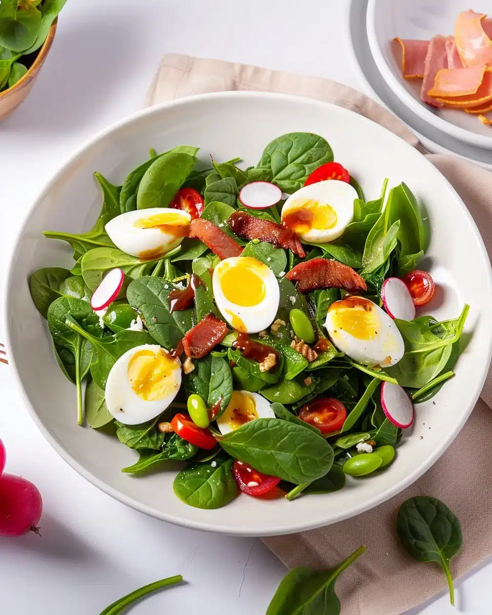 Spring Spinach Salad 6 Spring Spinach Salad