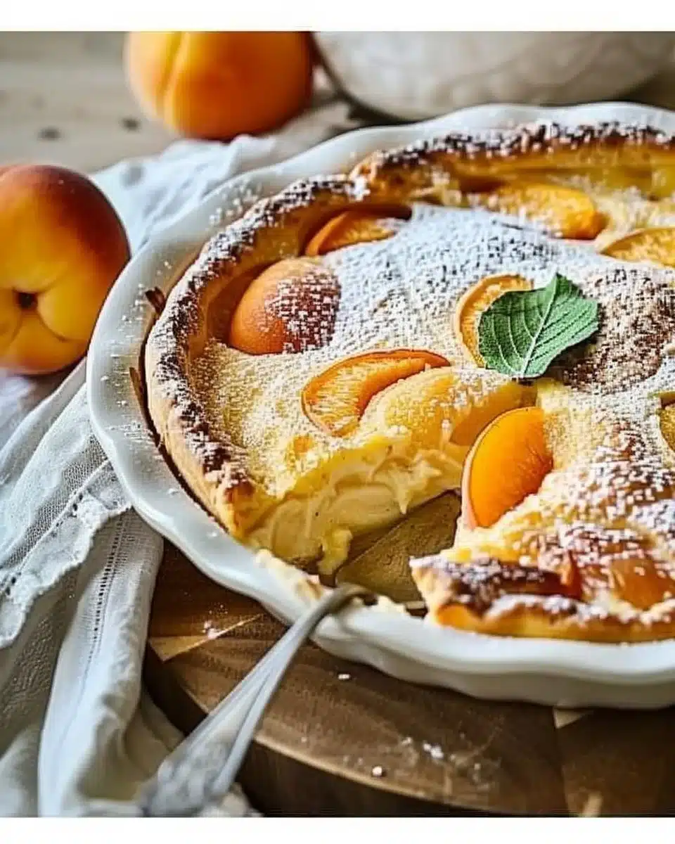 Apricot Flaugnarde 6 Apricot Flaugnarde