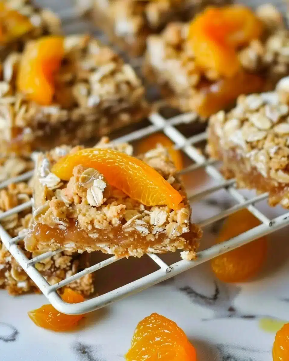 Apricot Oatmeal Crumble Bars 6 Apricot Oatmeal Crumble Bars