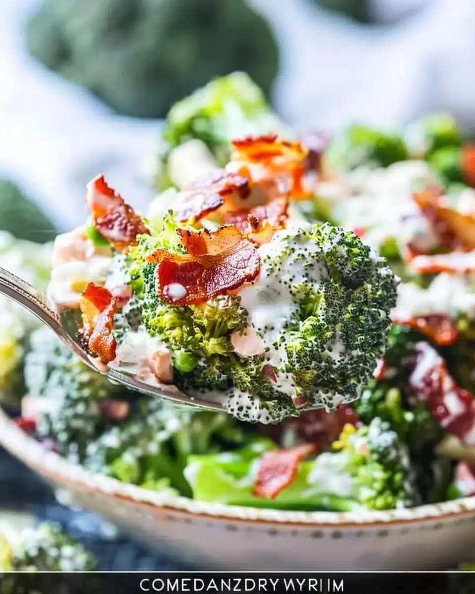Bacon Ranch Broccoli Salad 6 Bacon Ranch Broccoli Salad