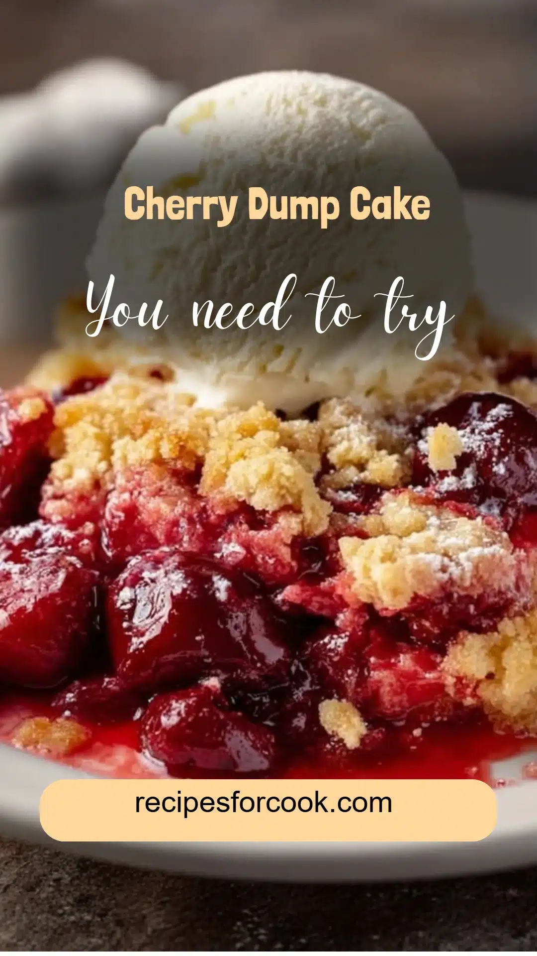 Cherry Dump Cake 5 Cherry Dump Cake