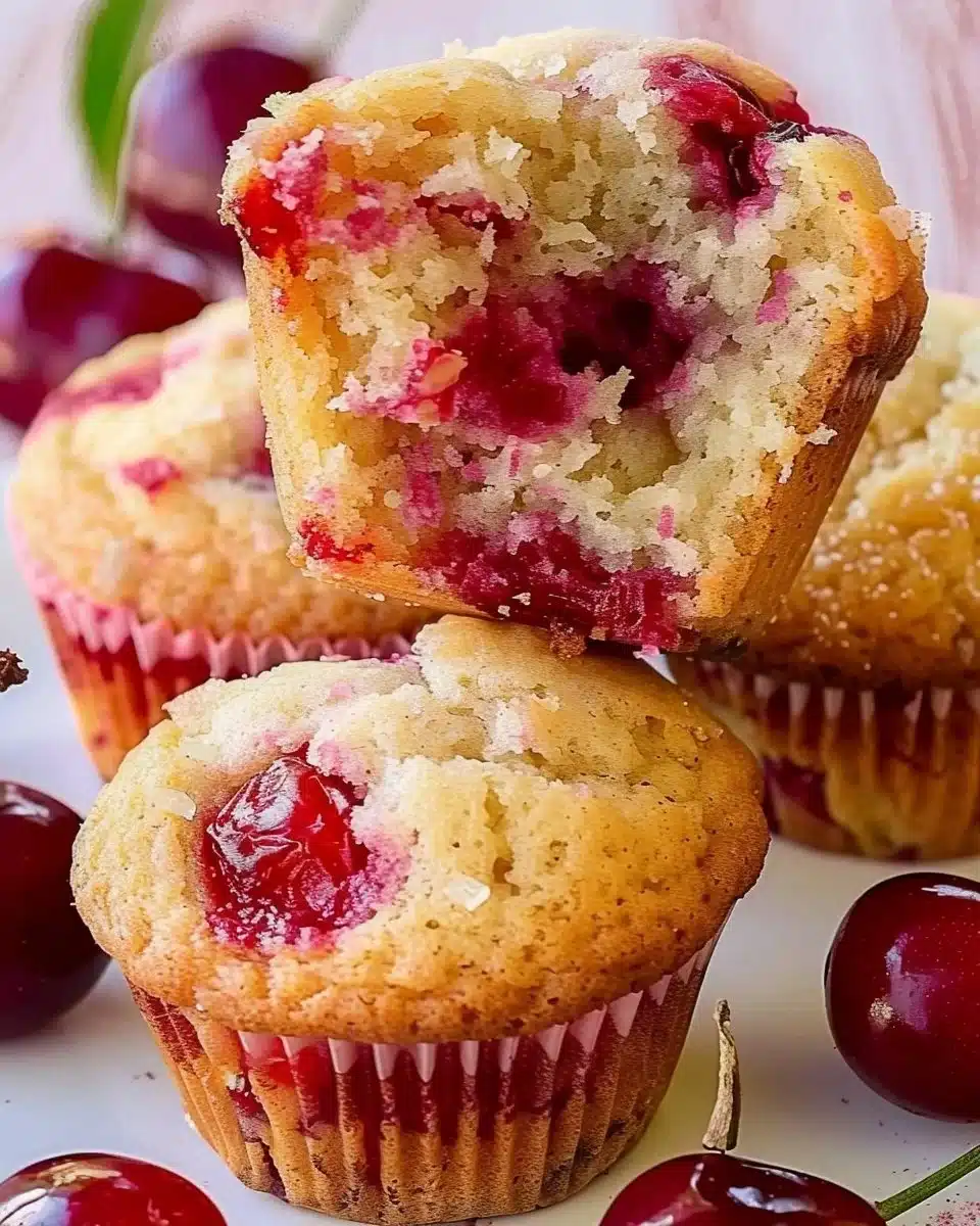 Cherry Muffins 6 Cherry Muffins