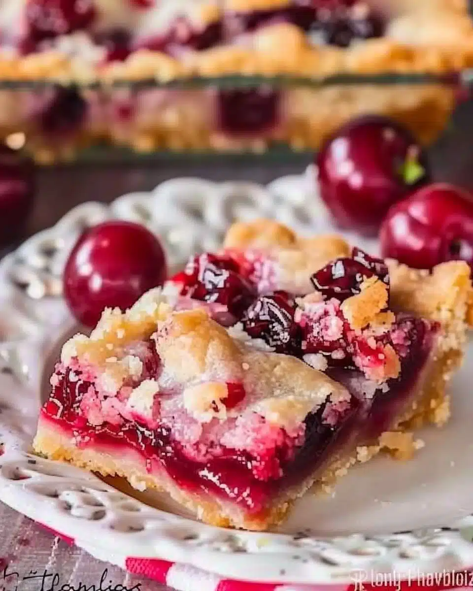 Cherry Pie Bars 6 Cherry Pie Bars
