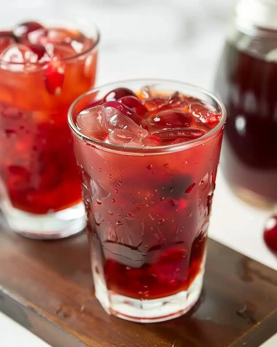 Cherry Pie Inspired Iced Tea 6 Cherry Pie Inspired Iced Tea