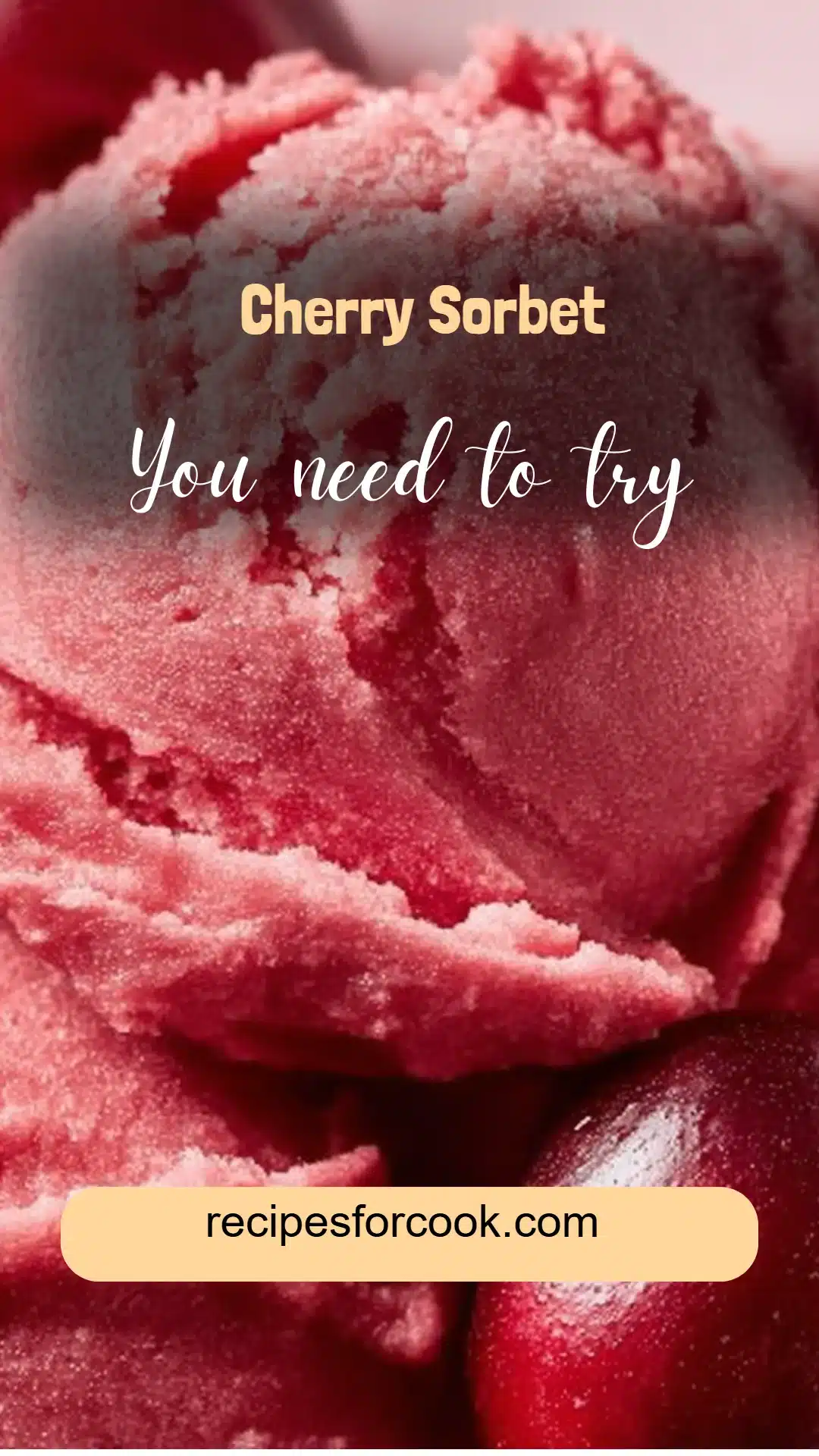 Cherry Sorbet 5 Cherry Sorbet