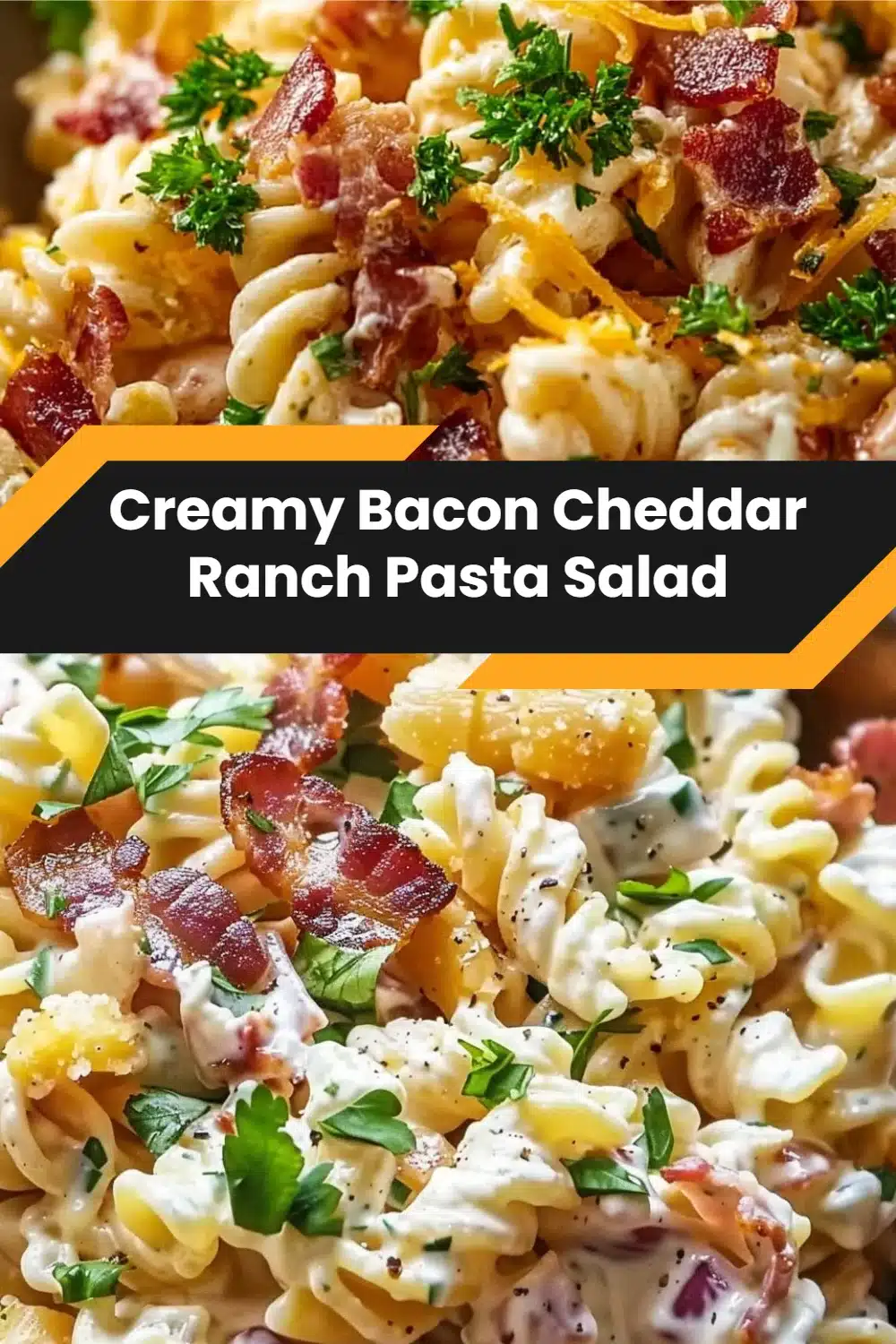 Creamy Bacon Cheddar Ranch Pasta Salad 5 Creamy Bacon Cheddar Ranch Pasta Salad