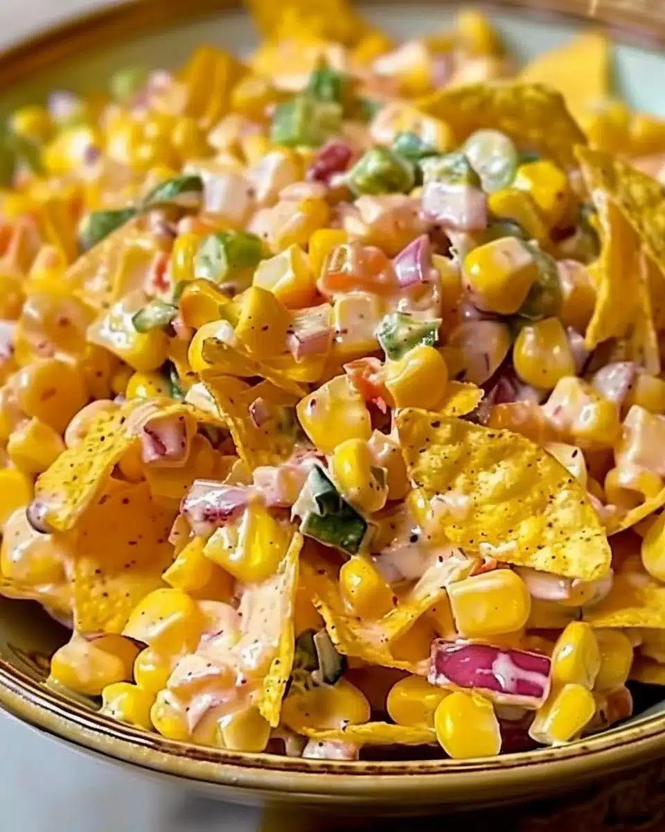 Creamy BBQ Frito Corn Salad 6 Paula Deen Frito Corn Salad: The Creamy BBQ Showstopper