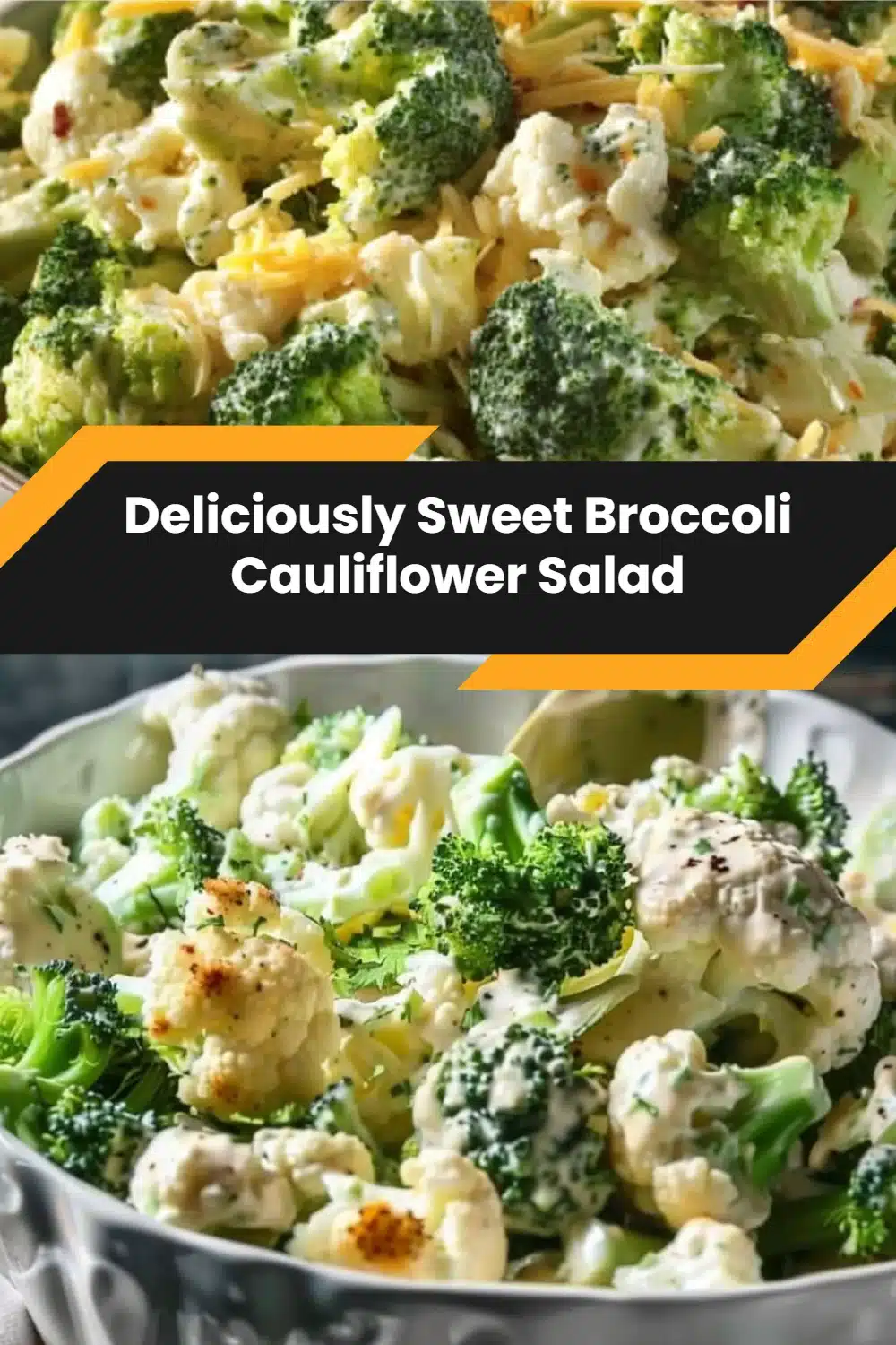 Deliciously Sweet Broccoli Cauliflower Salad 5 Deliciously Sweet Broccoli Cauliflower Salad