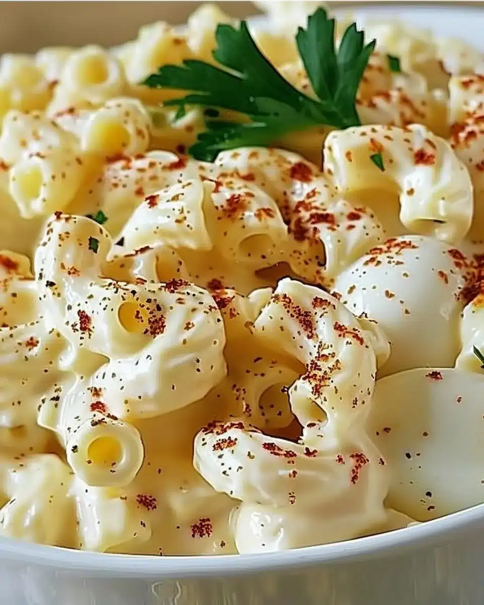 Deviled Egg Macaroni Salad 6 Deviled Egg Macaroni Salad