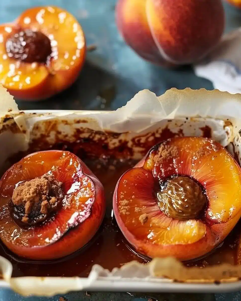 Easy Baked Nectarines with Cinnamon Honey Sauce 6 Easy Baked Nectarines with Cinnamon Honey Sauce