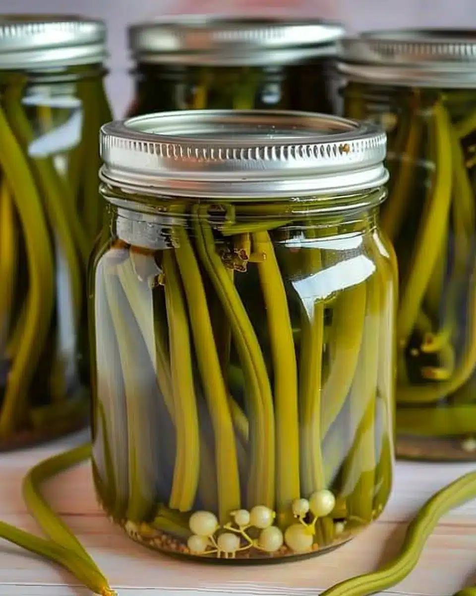 Easy Pickled Garlic Scapes 6 Easy Pickled Garlic Scapes