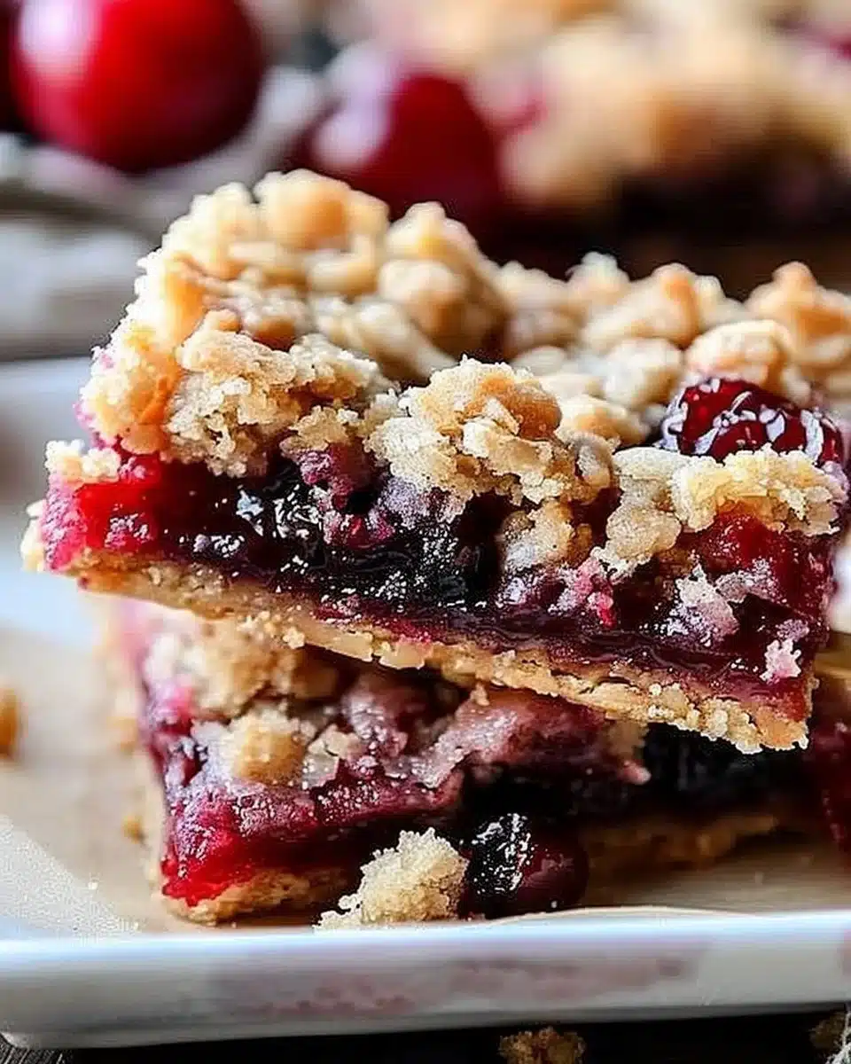 Easy & Tasty Cherry Crumble Bars 6 Easy & Tasty Cherry Crumble Bars