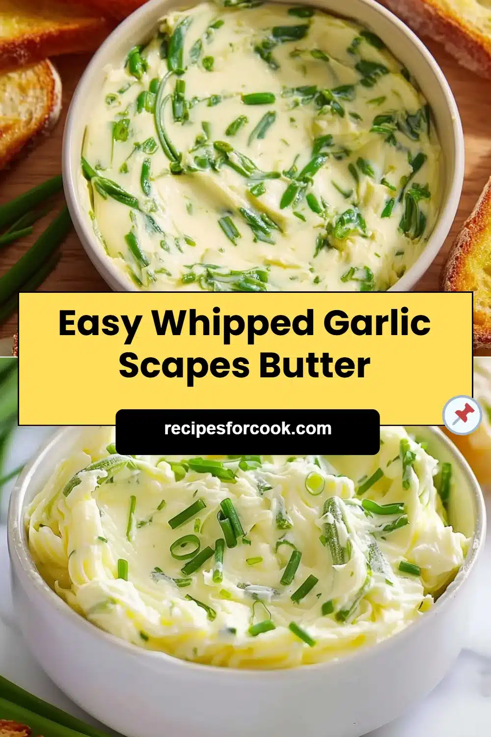 Easy Whipped Garlic Scapes Butter 5 Easy Whipped Garlic Scapes Butter