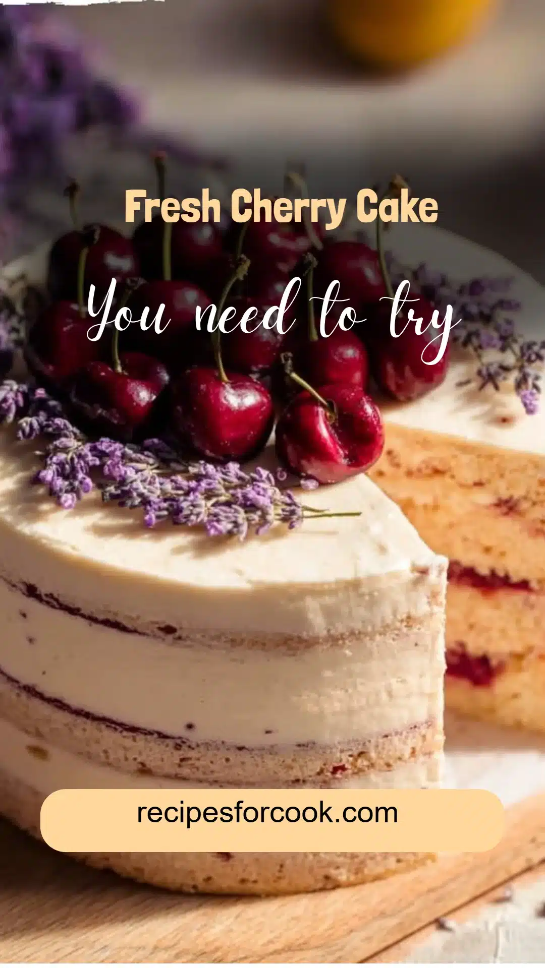 Fresh Cherry Cake 5 Fresh Cherry Cake