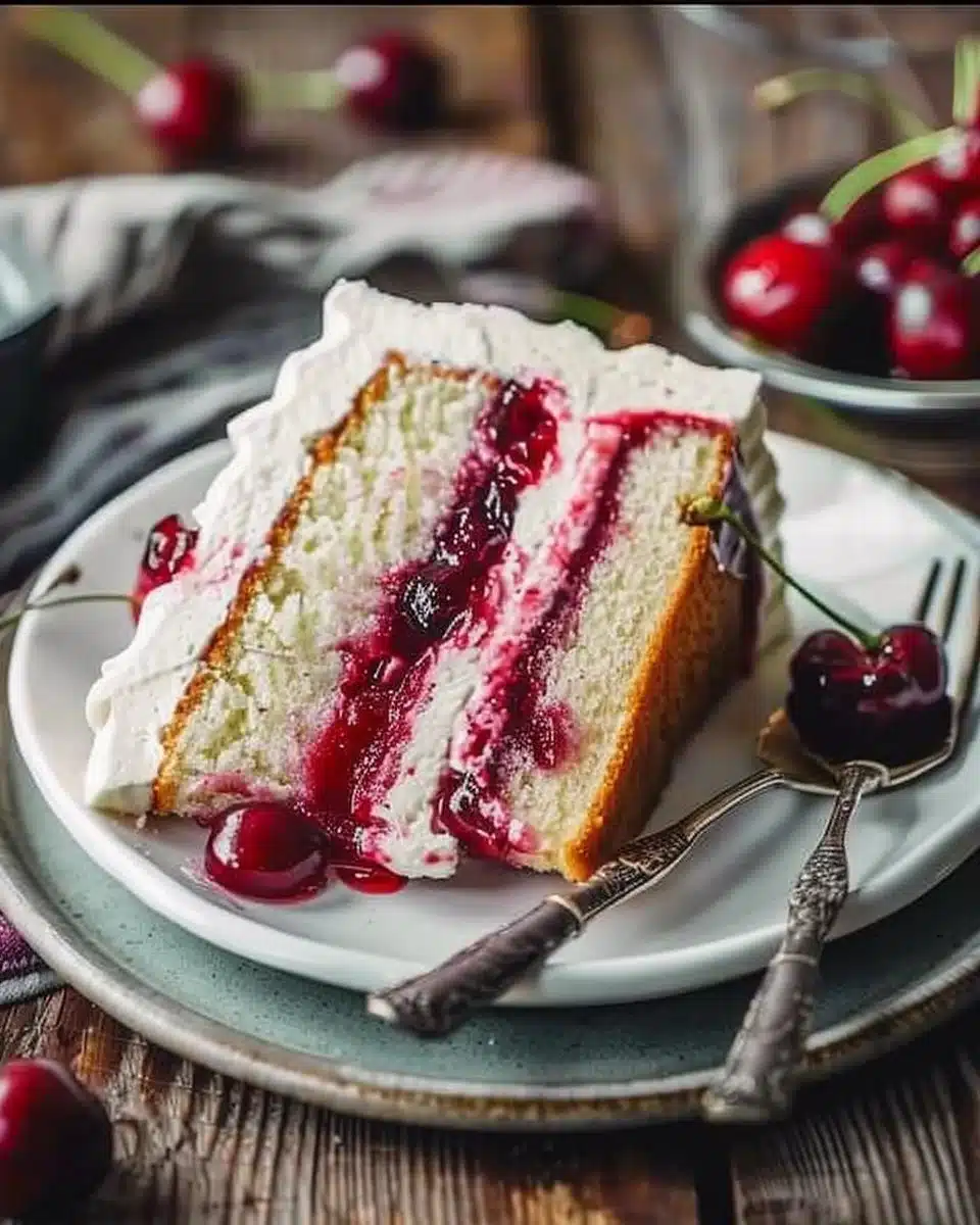 Fresh Cherry Cake 6 Fresh Cherry Cake