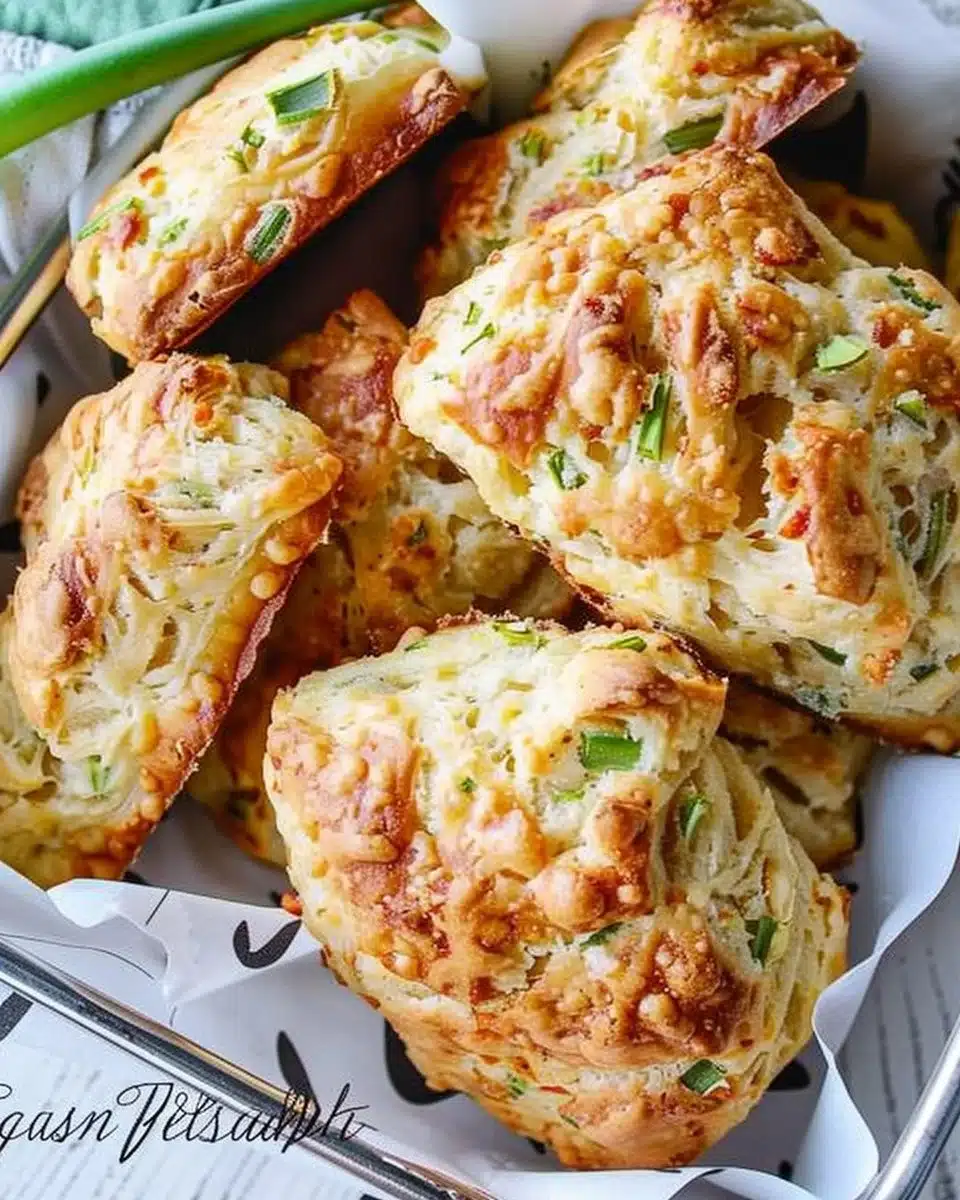 Garlic Scape Biscuits 6 Garlic Scape Biscuits