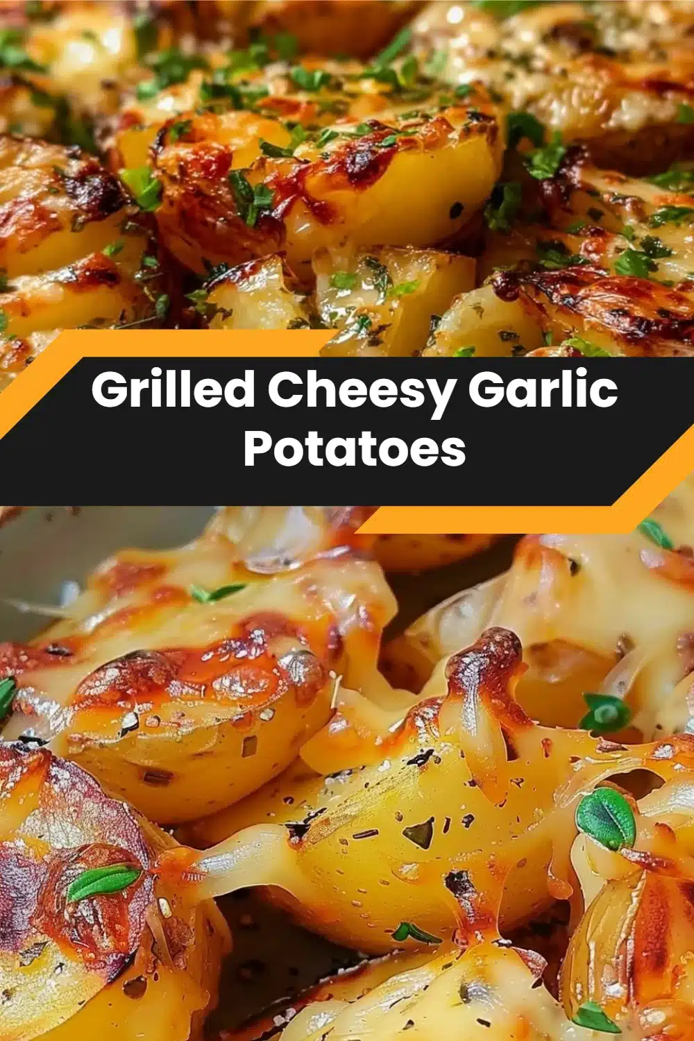 Grilled Cheesy Garlic Potatoes 5 Grilled Cheesy Garlic Potatoes