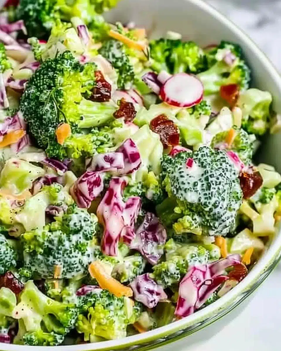 Here's a simple summer salad to enjoy all season long! It's the perfect cookout side dish for your … | Best broccoli salad recipe, Cookout food, Cookout side dishes 6 Here's a simple summer salad to enjoy all season long! It's the perfect cookout side dish for your … | Best broccoli salad recipe, Cookout food, Cookout side dishes