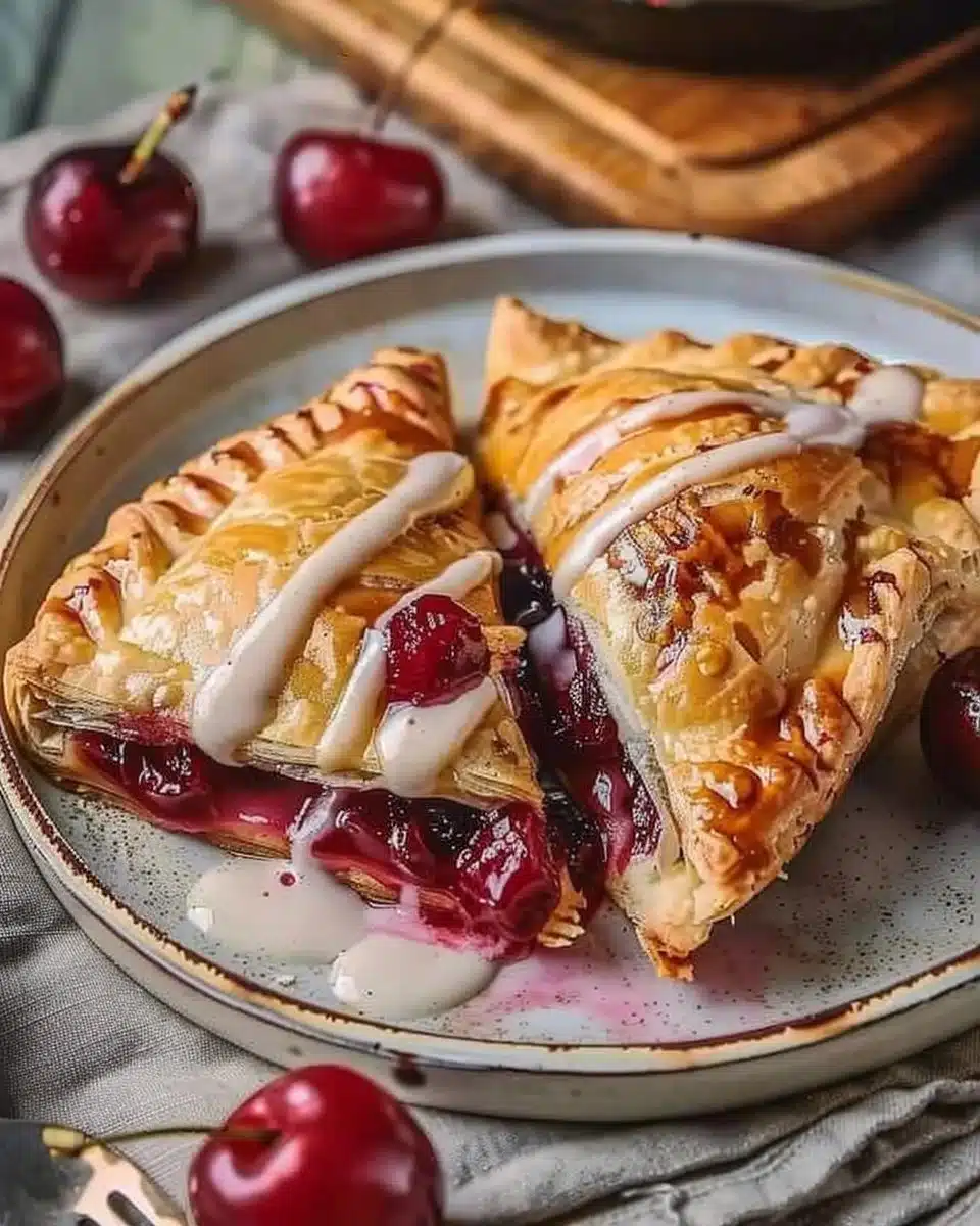 Homemade Cherry Turnovers 6 Homemade Cherry Turnovers