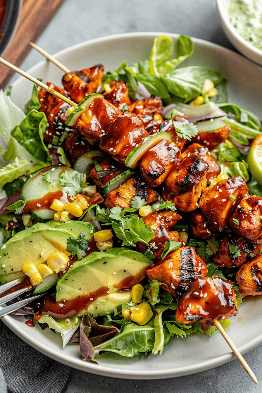 BBQ Chicken Skewer Salad Recipe 5 image 1777388093762