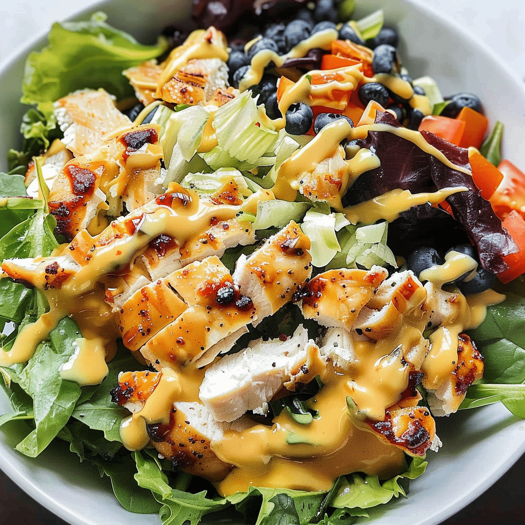 20+ Best Chicken Salad Recipes (From Classic Cobb to Global Flavors: Waldorf, Caesar, & More) 7 Honey Mustard Chicken Salad Recipe
