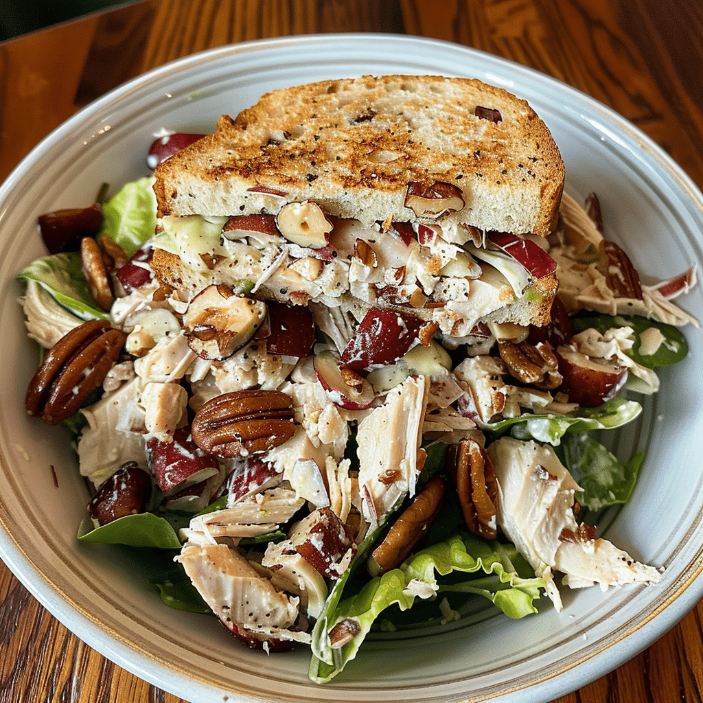 20+ Best Chicken Salad Recipes (From Classic Cobb to Global Flavors: Waldorf, Caesar, & More) 8 Joy's Honey Pecan Chicken Salad Recipe