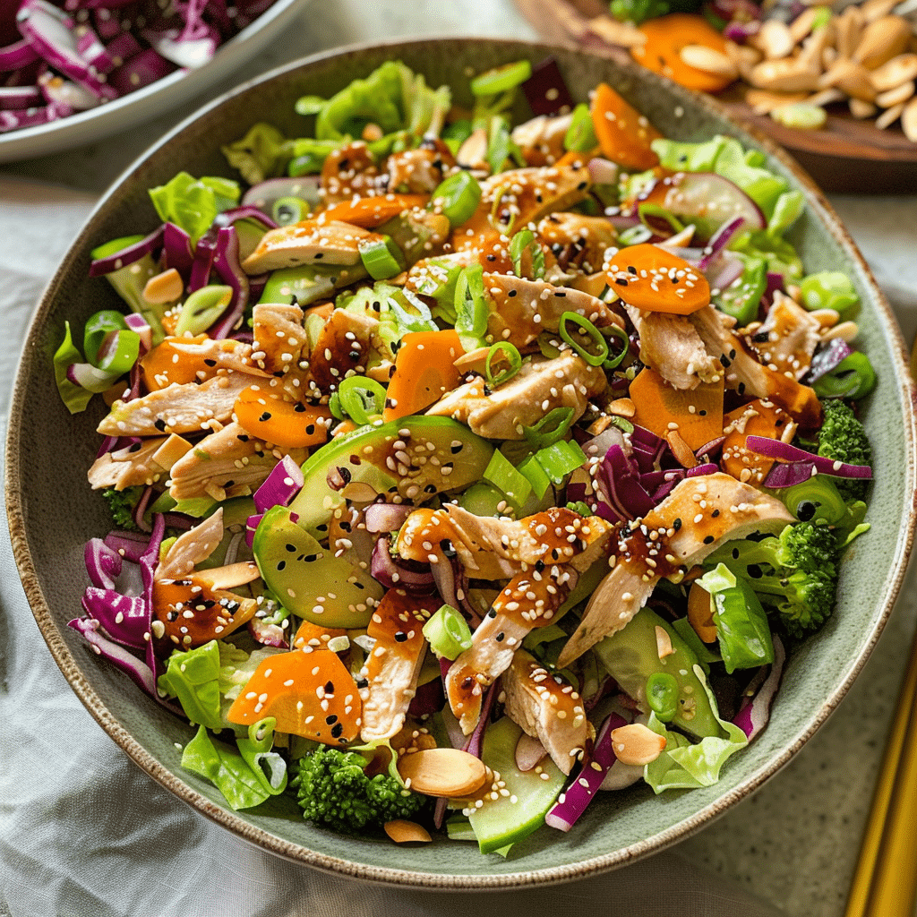 20+ Best Chicken Salad Recipes (From Classic Cobb to Global Flavors: Waldorf, Caesar, & More) 13 Chopped Chicken Salad with Sesame Dressing