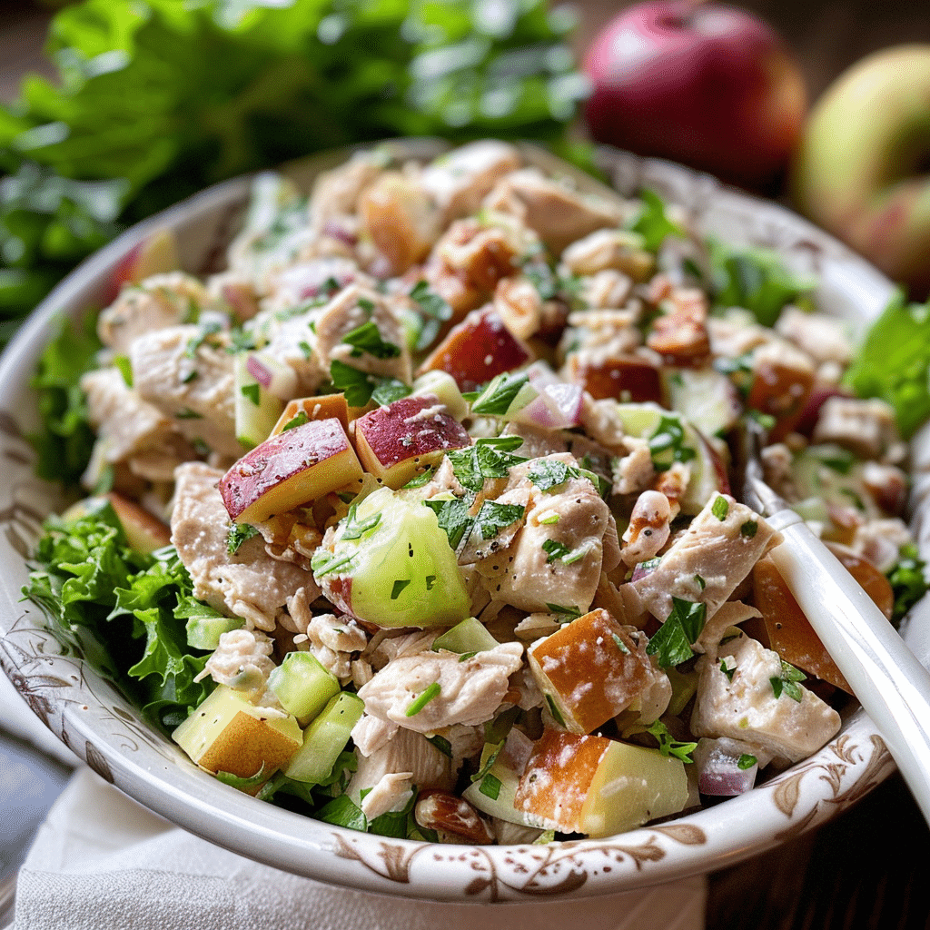 20+ Best Chicken Salad Recipes (From Classic Cobb to Global Flavors: Waldorf, Caesar, & More) 12 Waldorf Chicken Salad Recipe
