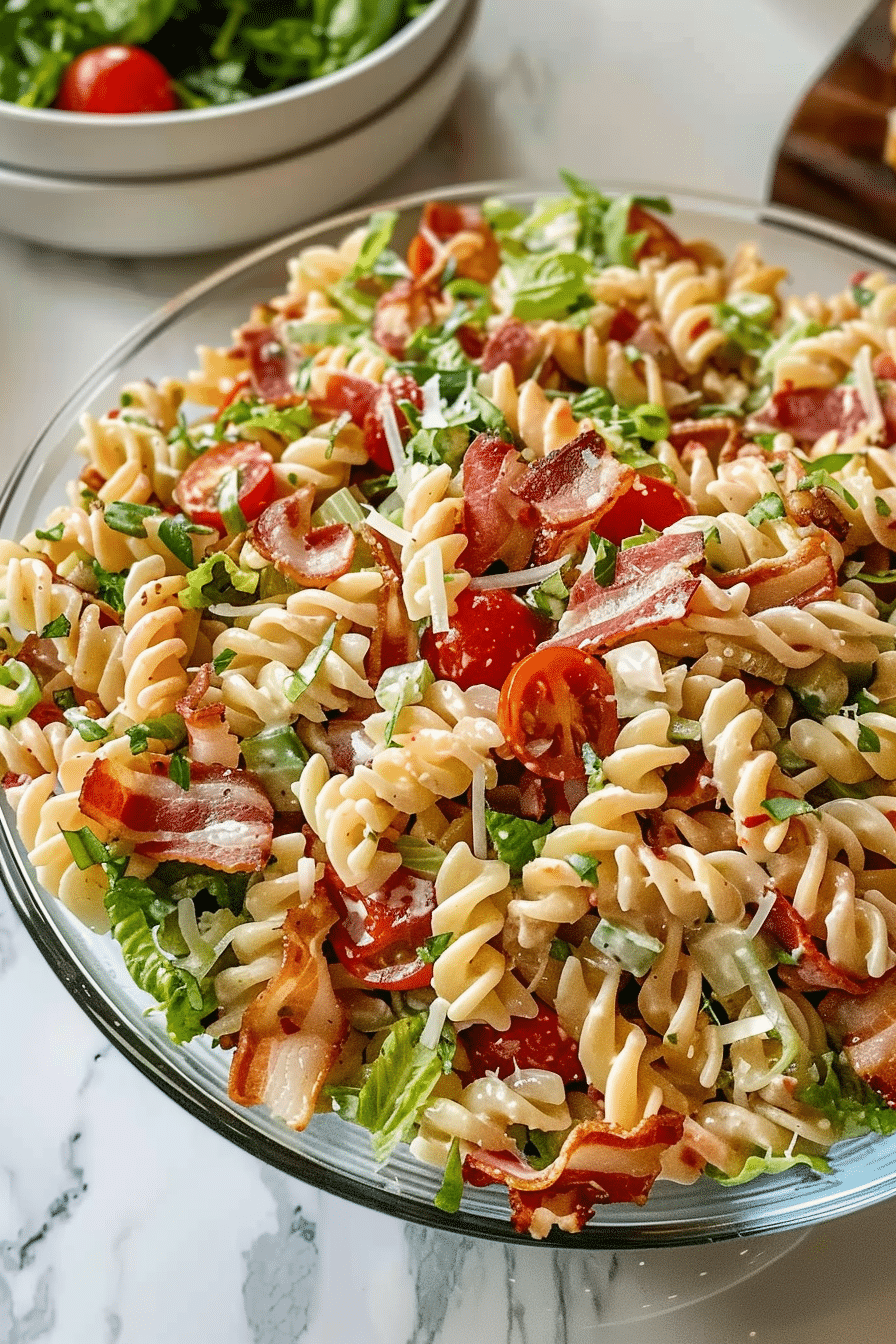 Easy High Protein BLT Pasta Salad for a Savory Meal 5 image 1777566003300