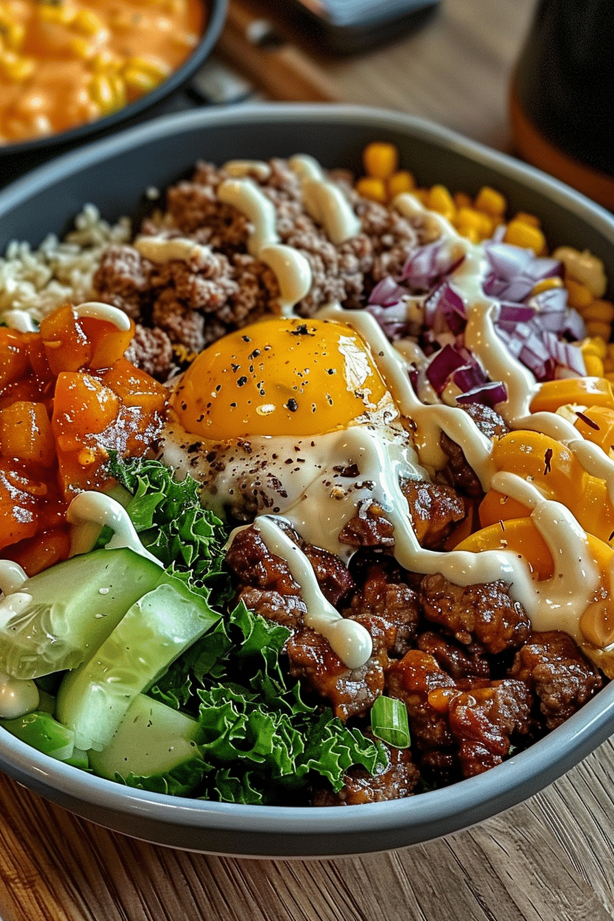 SMASH BURGER BOWL | A Flavor-Packed One-Bowl Feast 5 image 1777566763844