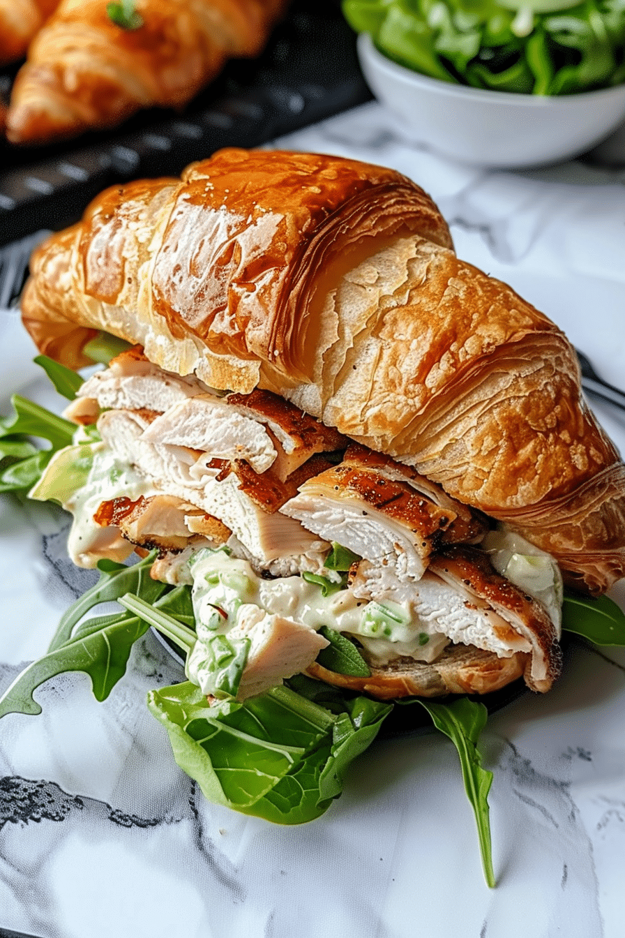 Craving-Crushing Chicken Caesar Croissant Sandwich 5 image 1777566899583