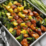 Teriyaki Sheet Pan Pineapple Chicken And Broccoli 7 Teriyaki Sheet Pan Pineapple Chicken And Broccoli