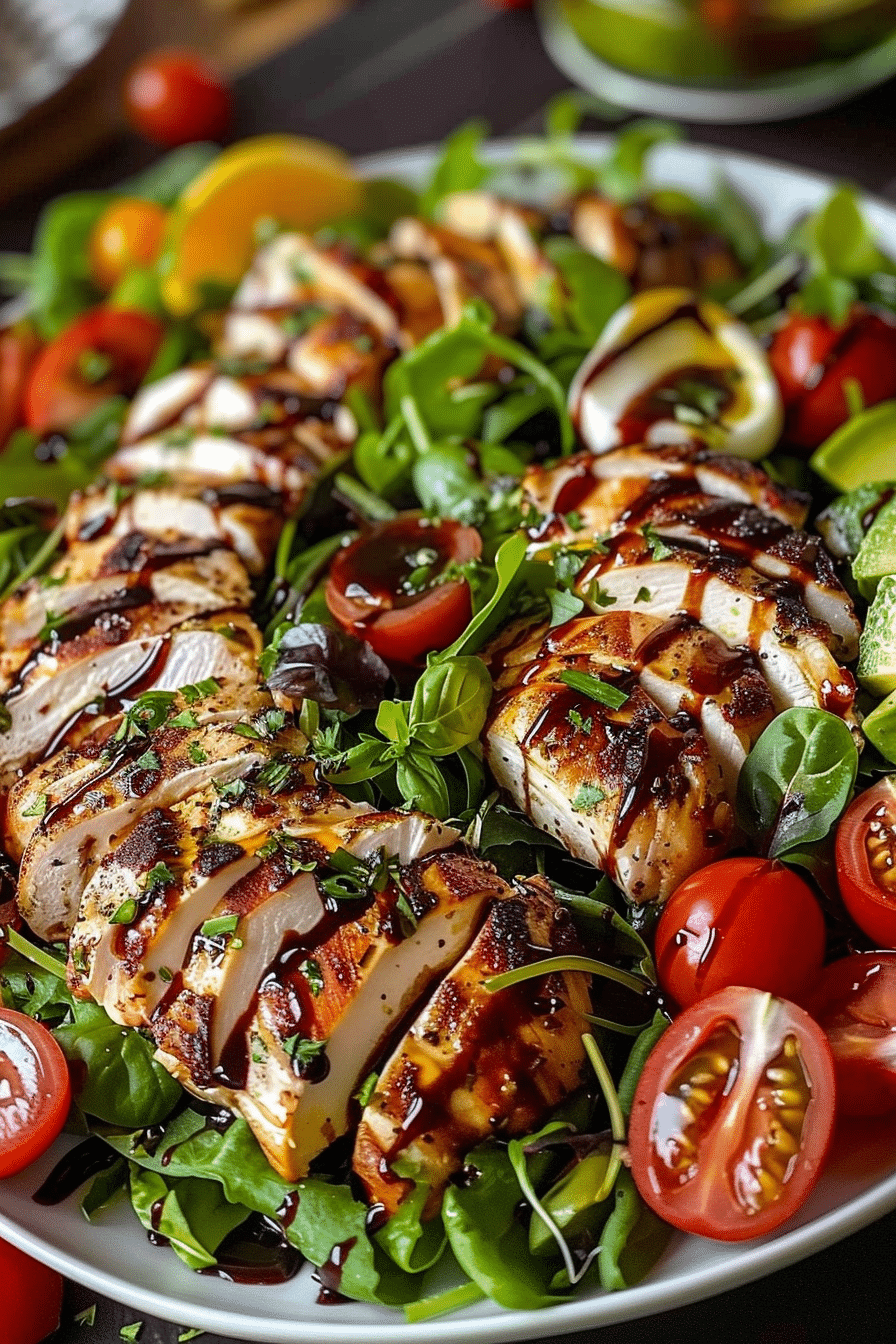 Baked Marinated Chicken Salad with Mozzarella and Balsamic Vinaigrette 5 image 1777567753974