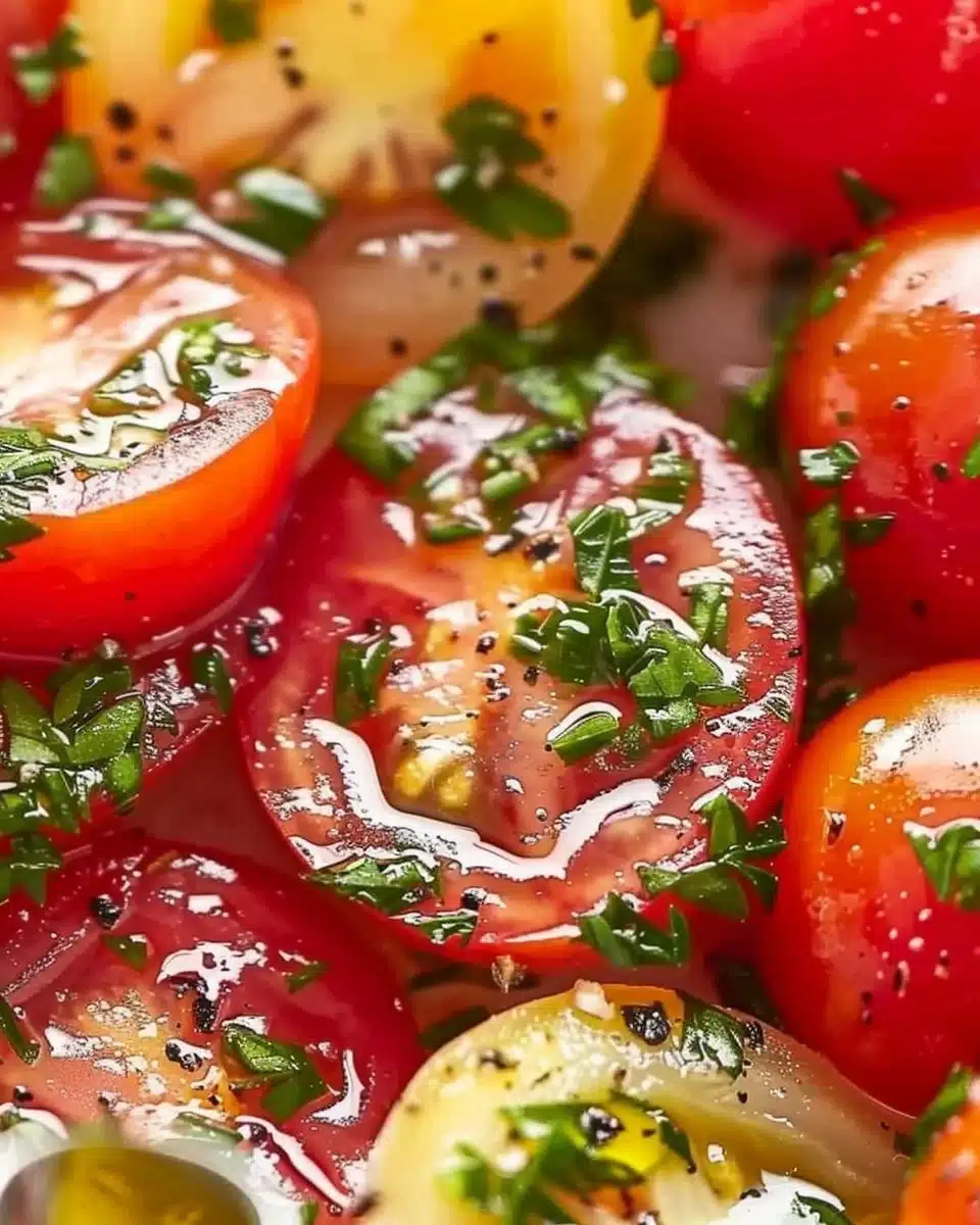 Marinated Tomatoes 6 Marinated Tomatoes