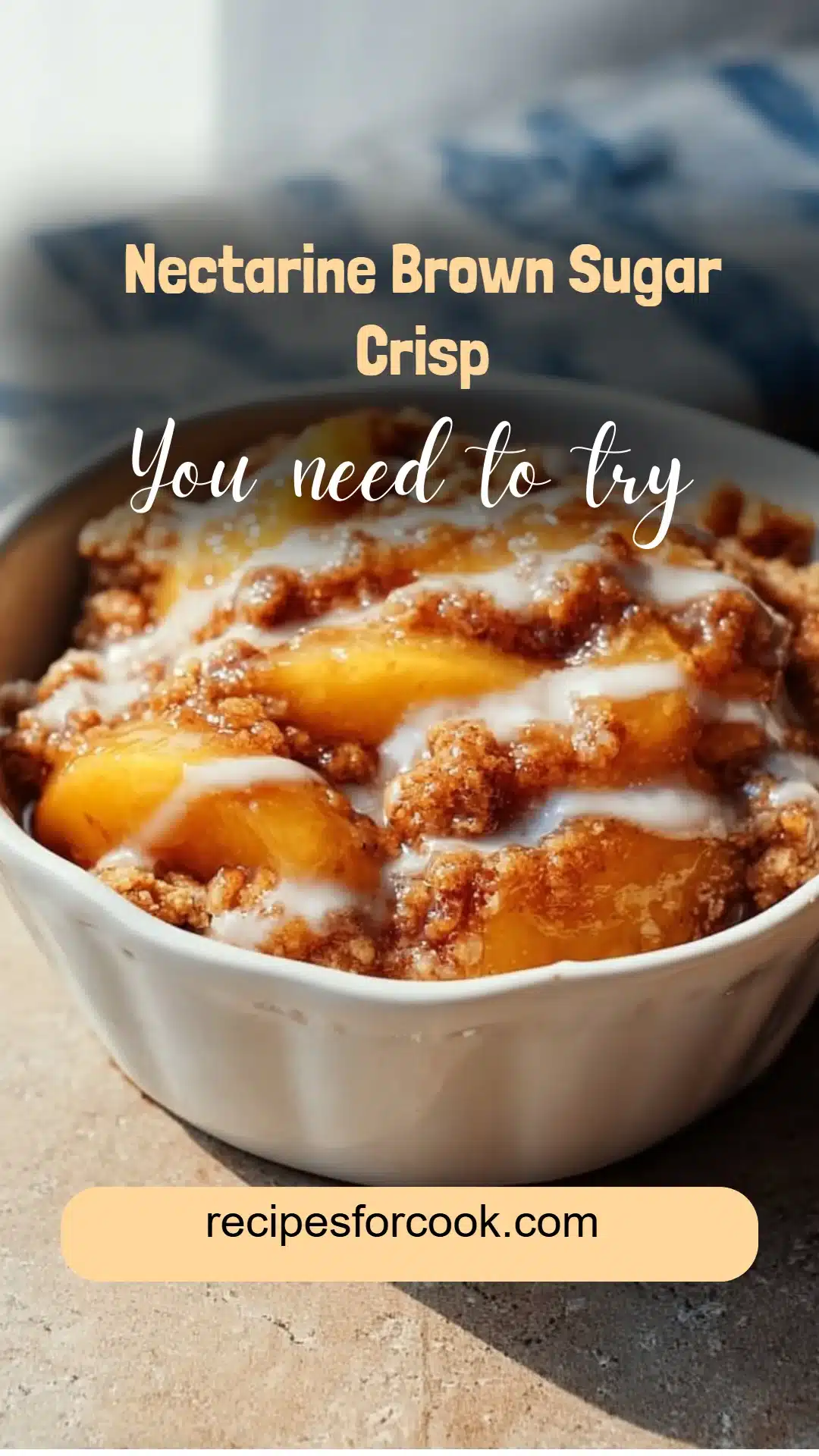 Nectarine Brown Sugar Crisp 5 Nectarine Brown Sugar Crisp