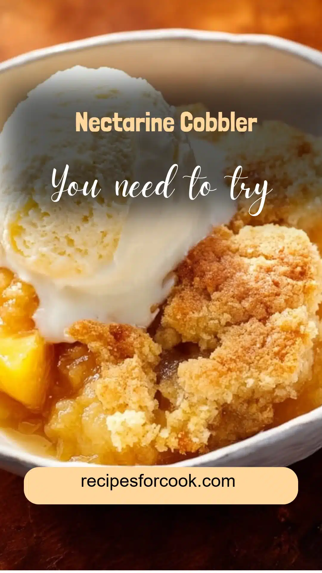 Nectarine Cobbler 5 Nectarine Cobbler