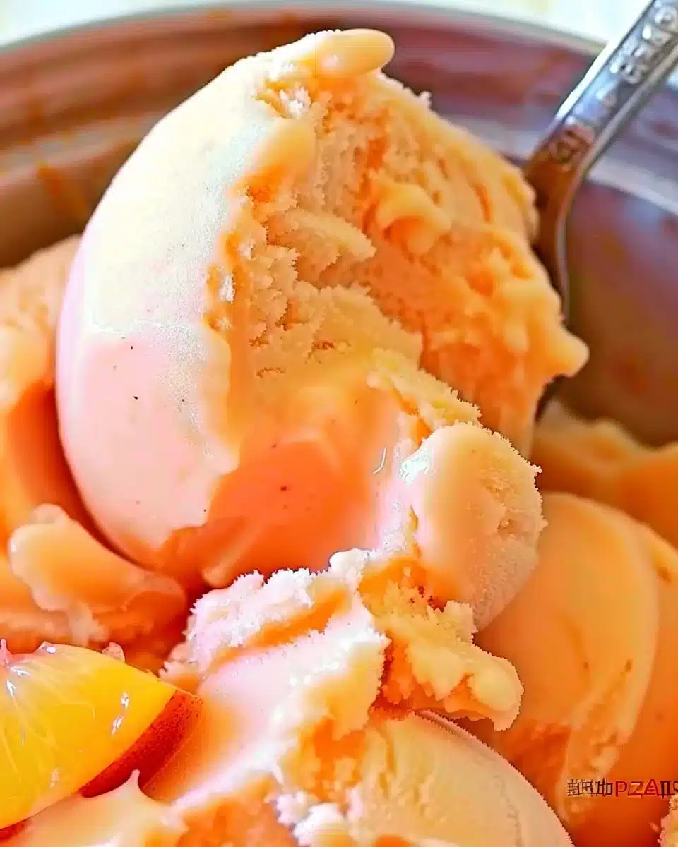 Nectarine Frozen Yogurt 6 Nectarine Frozen Yogurt
